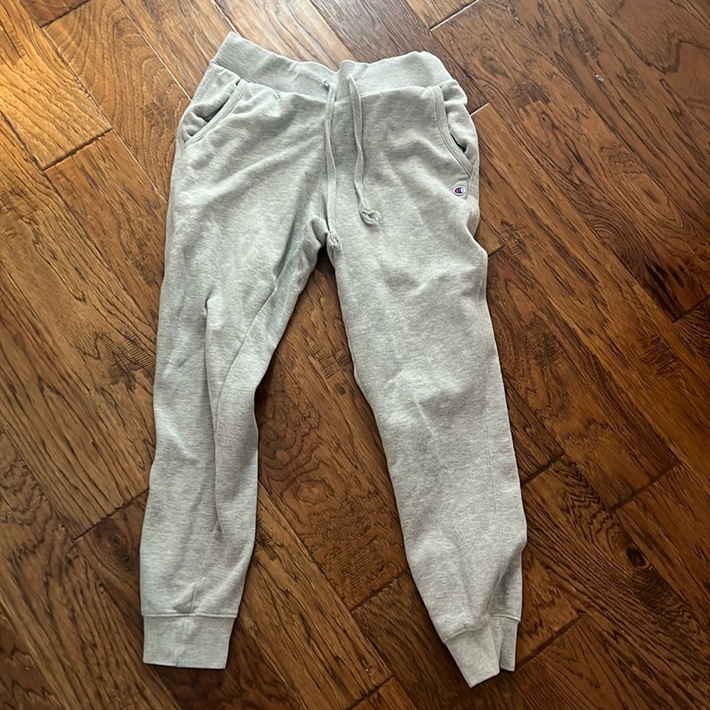 champion grey sweatpants